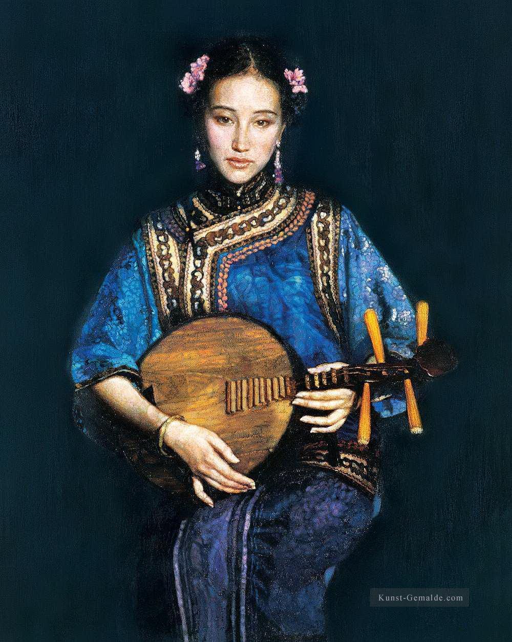 Zg053cD118 Chinesischer Maler Chen Yifei Mädchen Ölgemälde